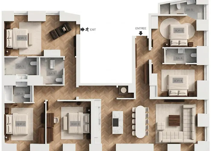 Apartament Luxury For 10 In Prime Location Wiedeń